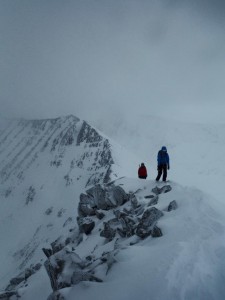 Snowy in scotland