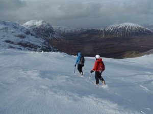 Winter walking in Glencoe