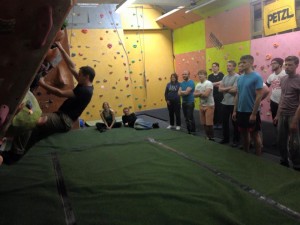 bouldering at dart rock