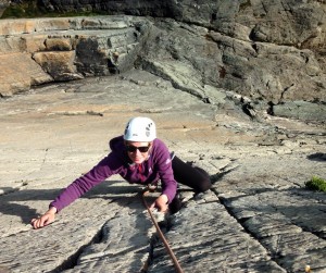 Climbing at Caerfai