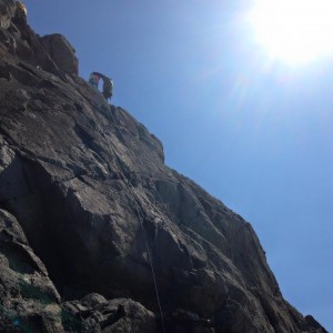 Sunny Sea Cliff Climbing in Pembrokeshire