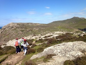 Walking to St David's Head