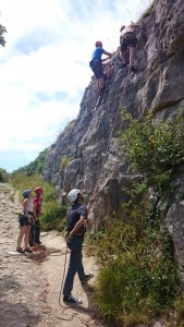 Teaching threading lower-offs at The Cuttings