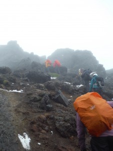 Climbing Ruminahui
