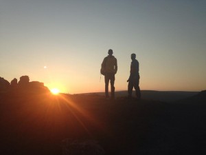 Pretty nice sunset post bouldering!