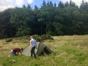 Camp craft skills in Dartmoor - pre expedition