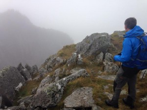 Near Tryfan's summit