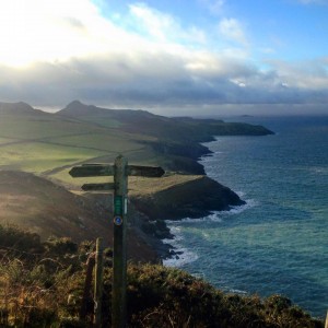 Looking West on the Pembrokeshire Coast Path to St. David's Head