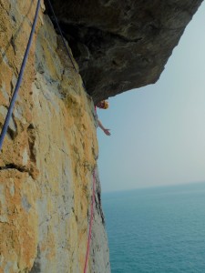 Happy to be done, a great week climbing in Pembrokeshire