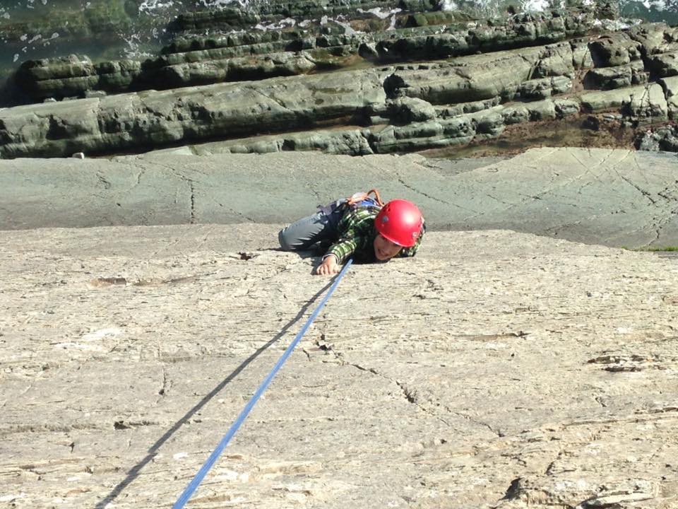 climbing pembrokeshire