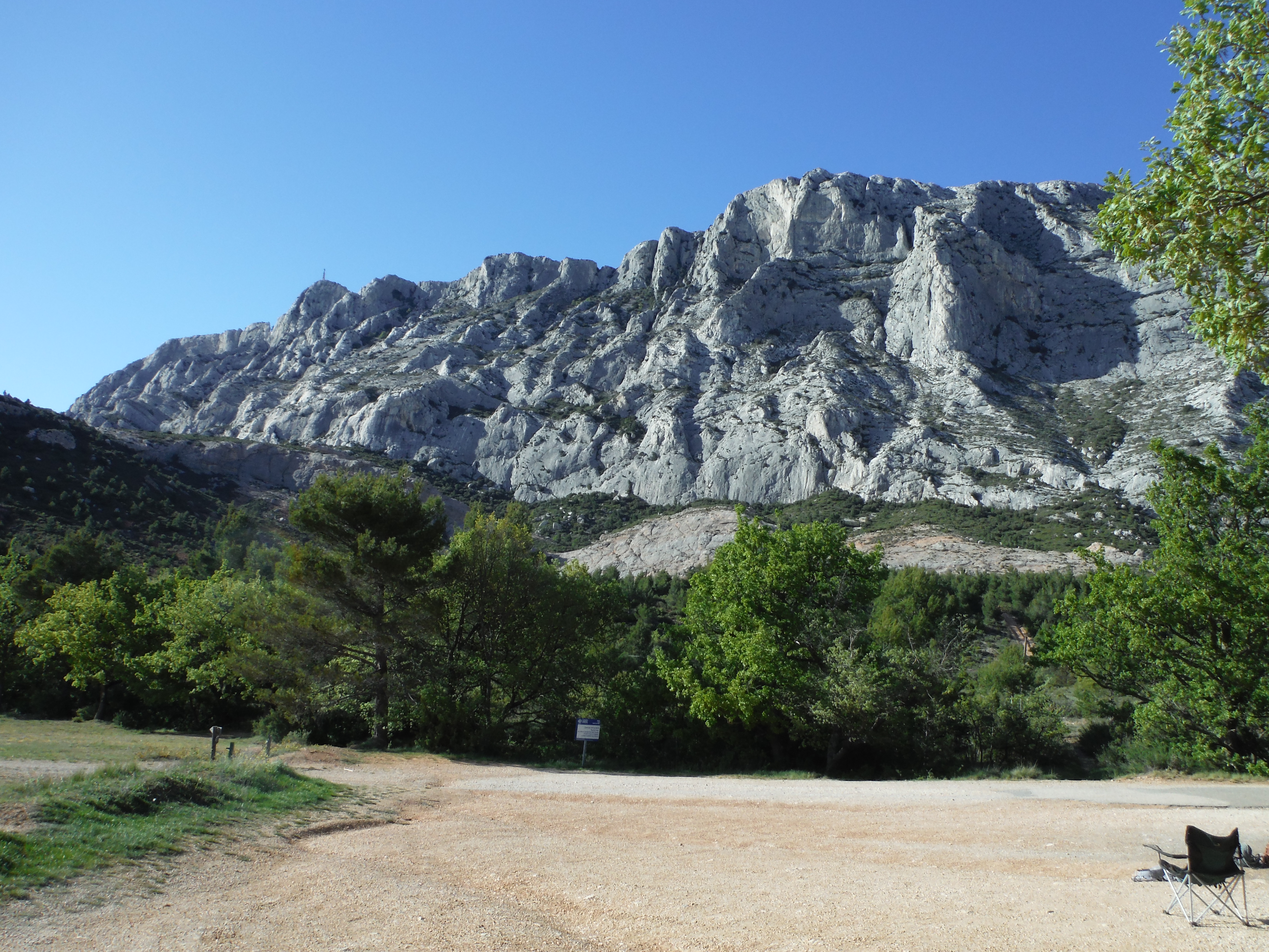 Only a small part of Mount Sainte Victoire