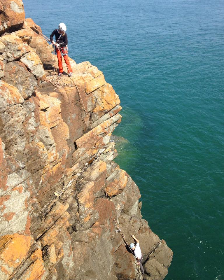 Climbing in Pembrokeshire