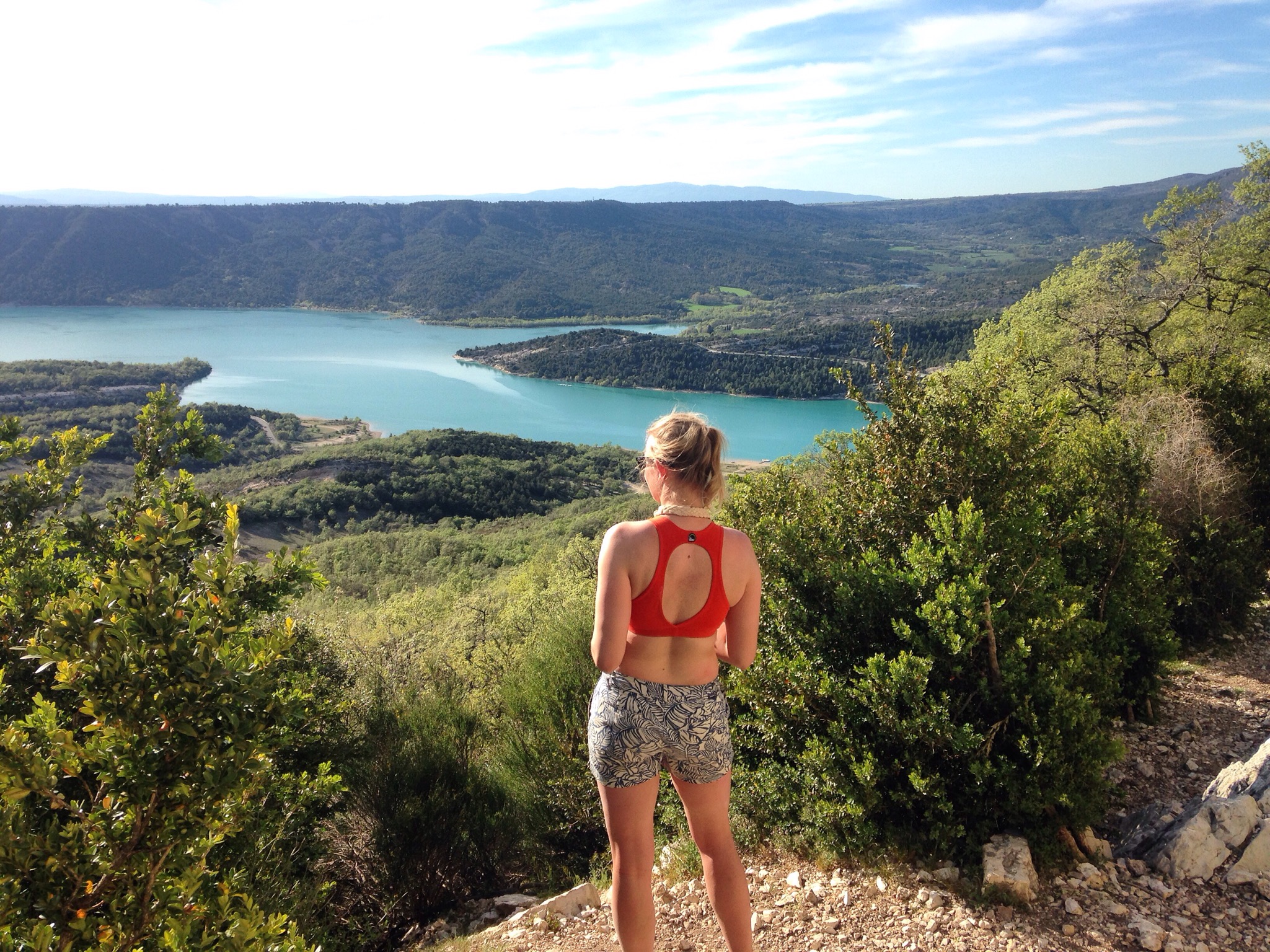 The view from the Verdon outlying crags