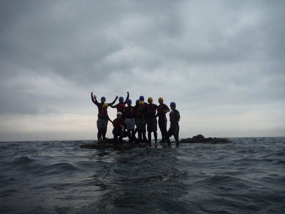 The team after a successful and fun week with Coastal Adventures 