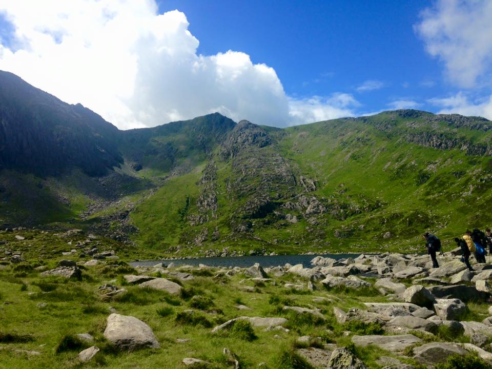 Llyn Bochlwyd onthe Gold DofE expedition