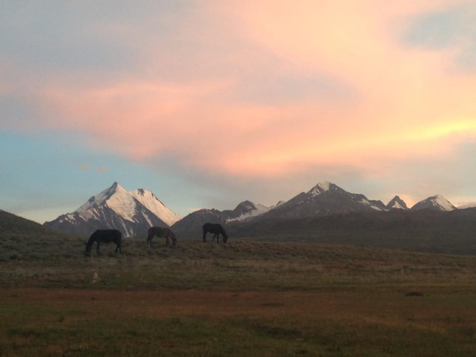 Indian Himalaya sunset