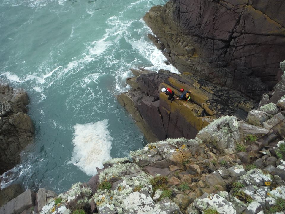 Coasteering in Pembrokeshire