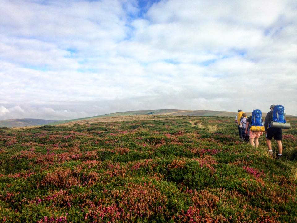 Walking on Dartmoor with the Bridgwater College MOD apprentices