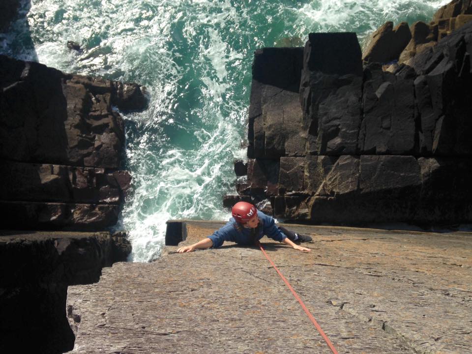 Rock Climbing at Porth Clais