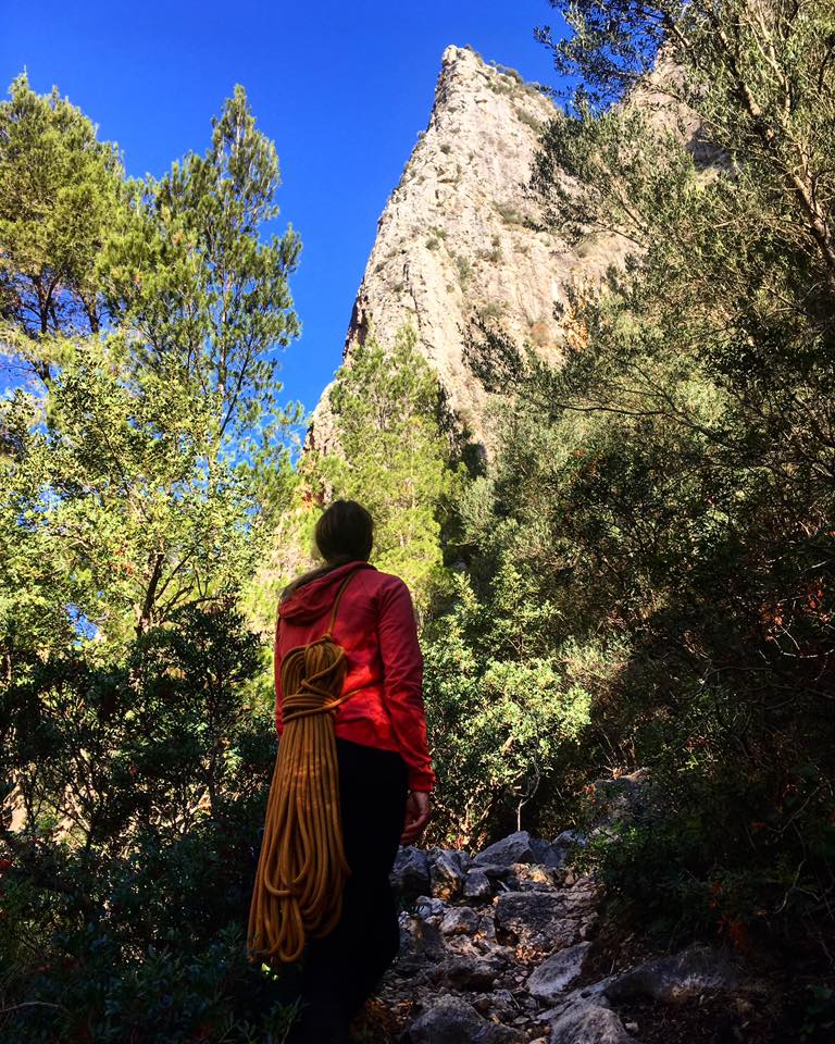 Climbing in Mallorca, Sa Gubia..