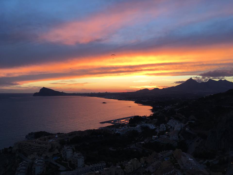 Late finish Climbing in Costa Blanca as the sun sets!