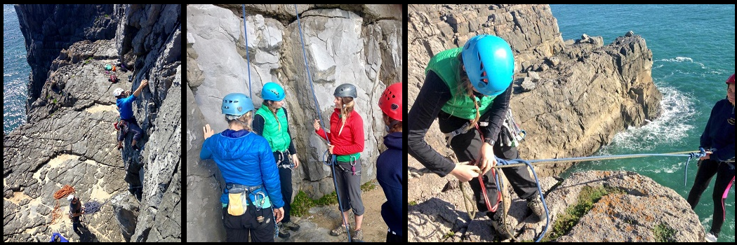 Rock Climbing Instructor RCI climbing courses pembrokeshire