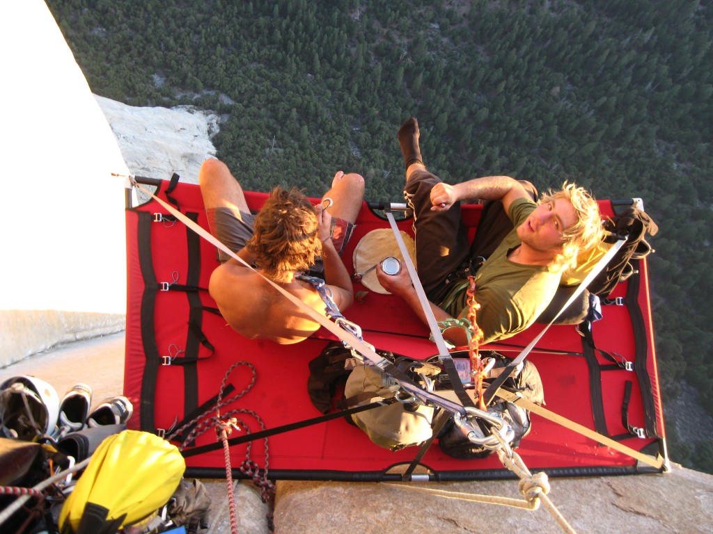 Cliff Camping Portaledge in Pembrokshire Wales