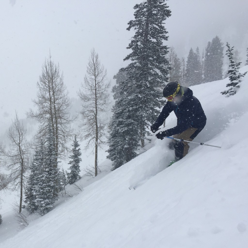 Learning to ski super deep powder...