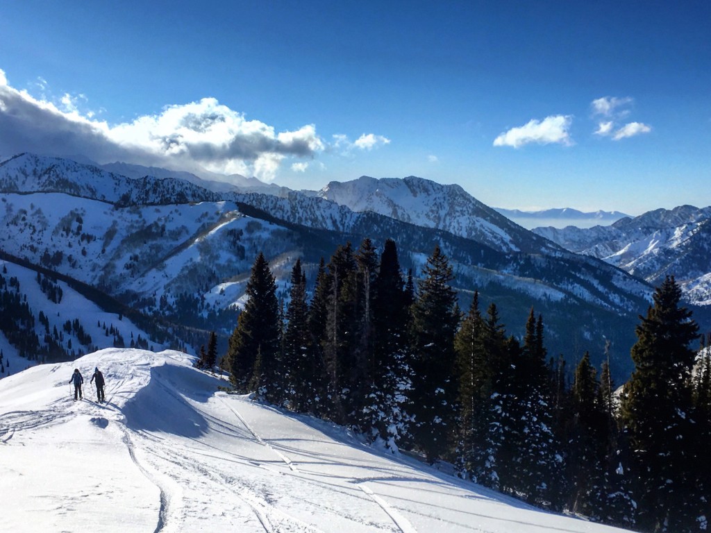 Ski touring in Utah