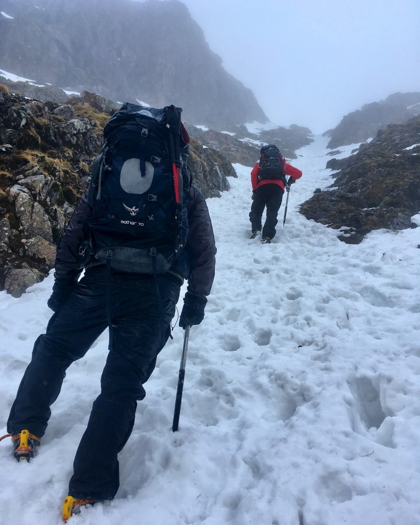 Winter Skills Course in Glencoe., on Buchaille Etive Mor