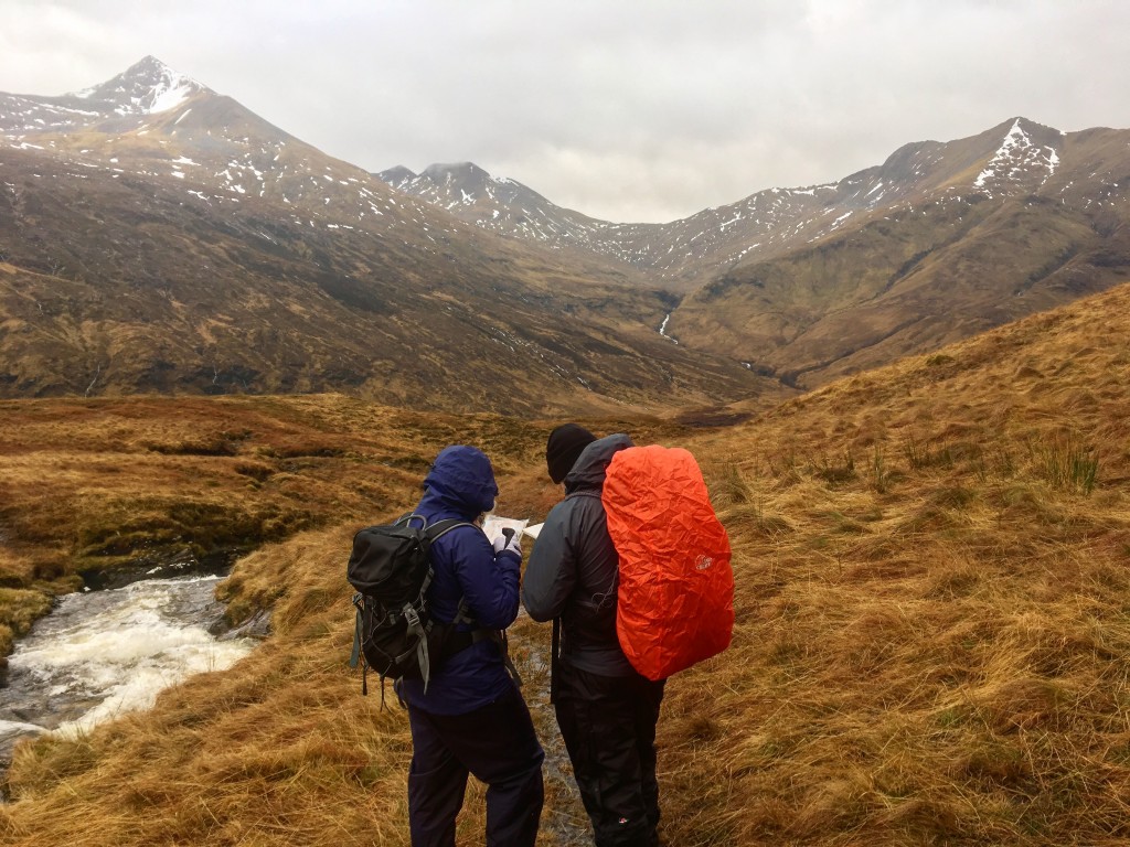 Navigation practise in Glen Nevis