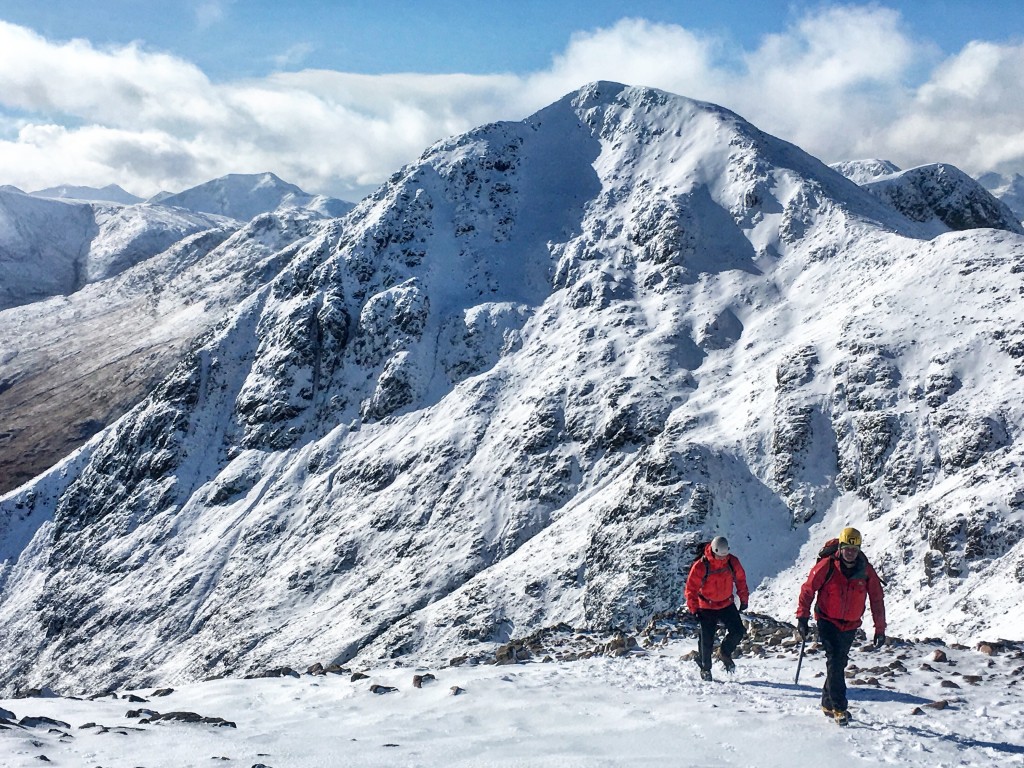 What a day on The Buchaille on day 2 of our Winter Skills Course!
