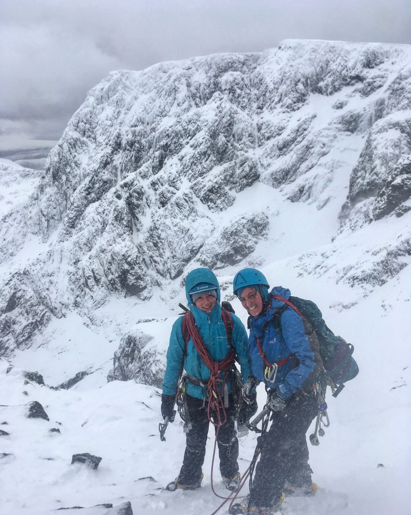 On Ledge Route, Carn Dearg