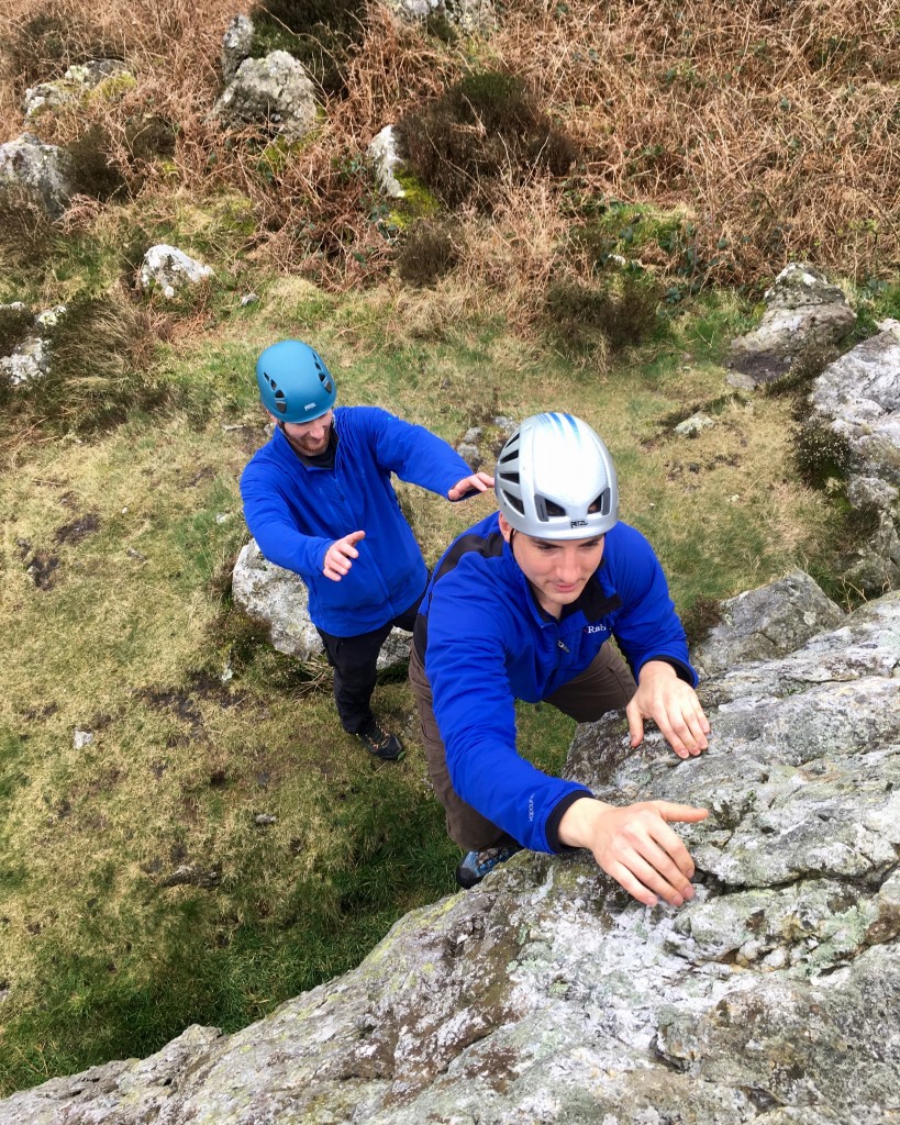 Managing some warm up bouldering during this weekends SPA assessment..