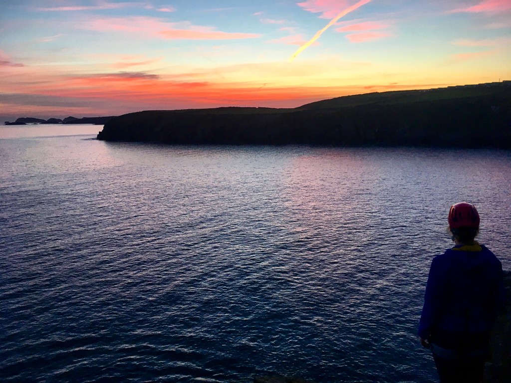 Sunny Spring Sunset in Pembrokeshire