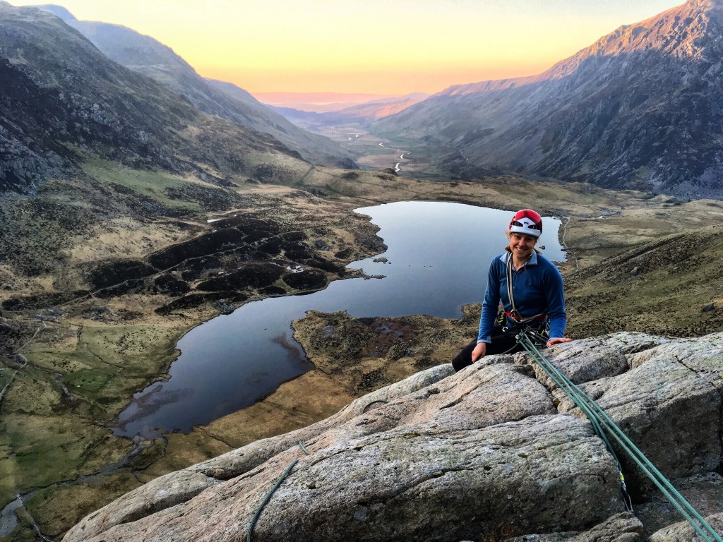 Sunset in Cwm Idwal on a long day in Snowdonia Climbing some classics...