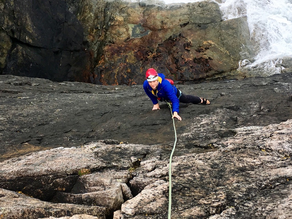 Escaping the Easter crowds climbing  in Pembrokeshire