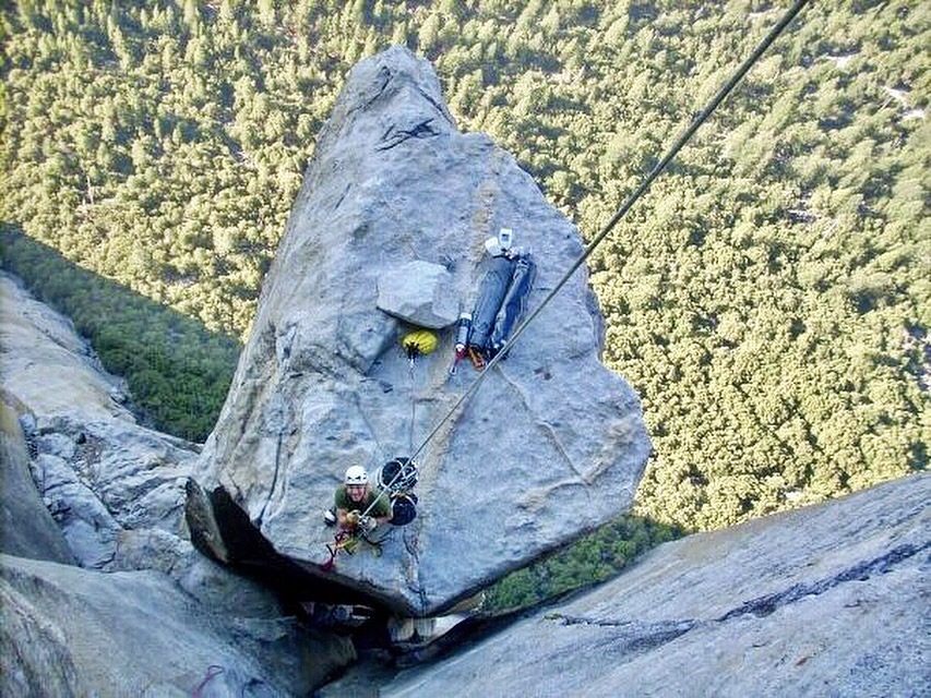 Learn Big Wall Climbing skills to get you places like this! Salathe Wall, El Capitan, Yosemite.
