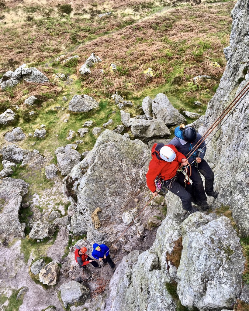 Problem solving during our SPA assessment in Pembrokeshire this weekend...