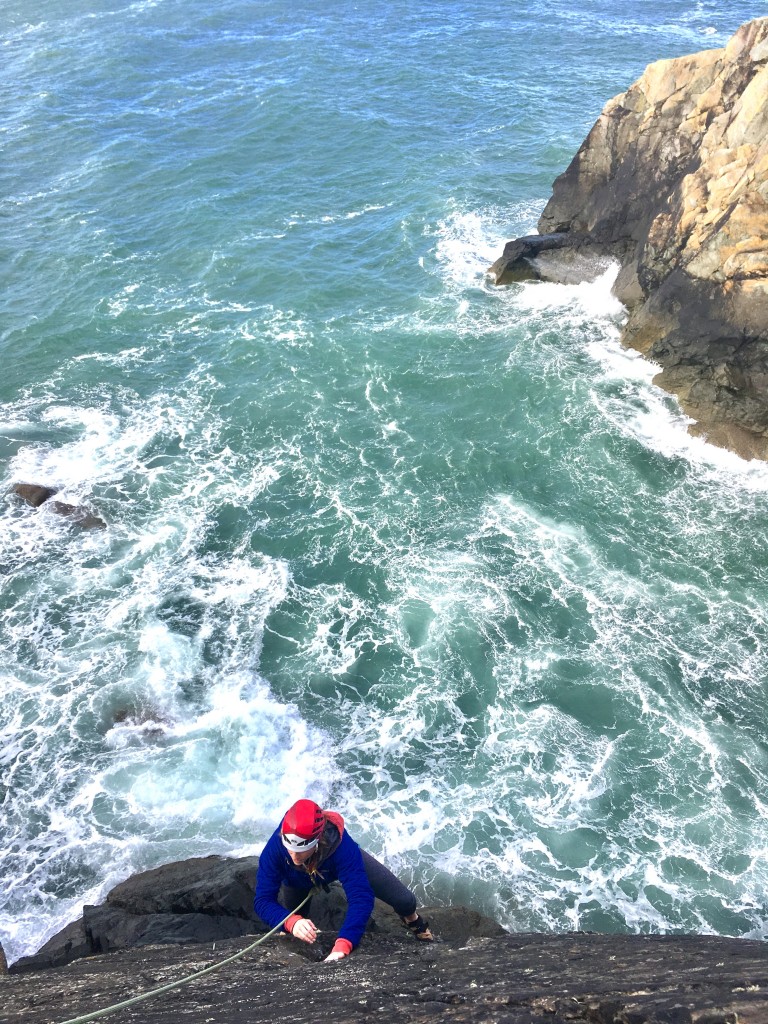 Sport climbing in Pembrokeshire!