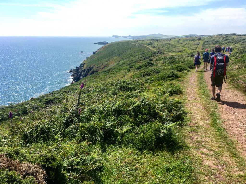 Walking the Pembrokeshire coast