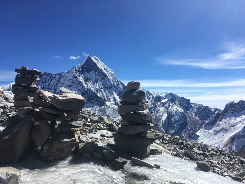 High camp on Tharpu Chuli, not a bad view!