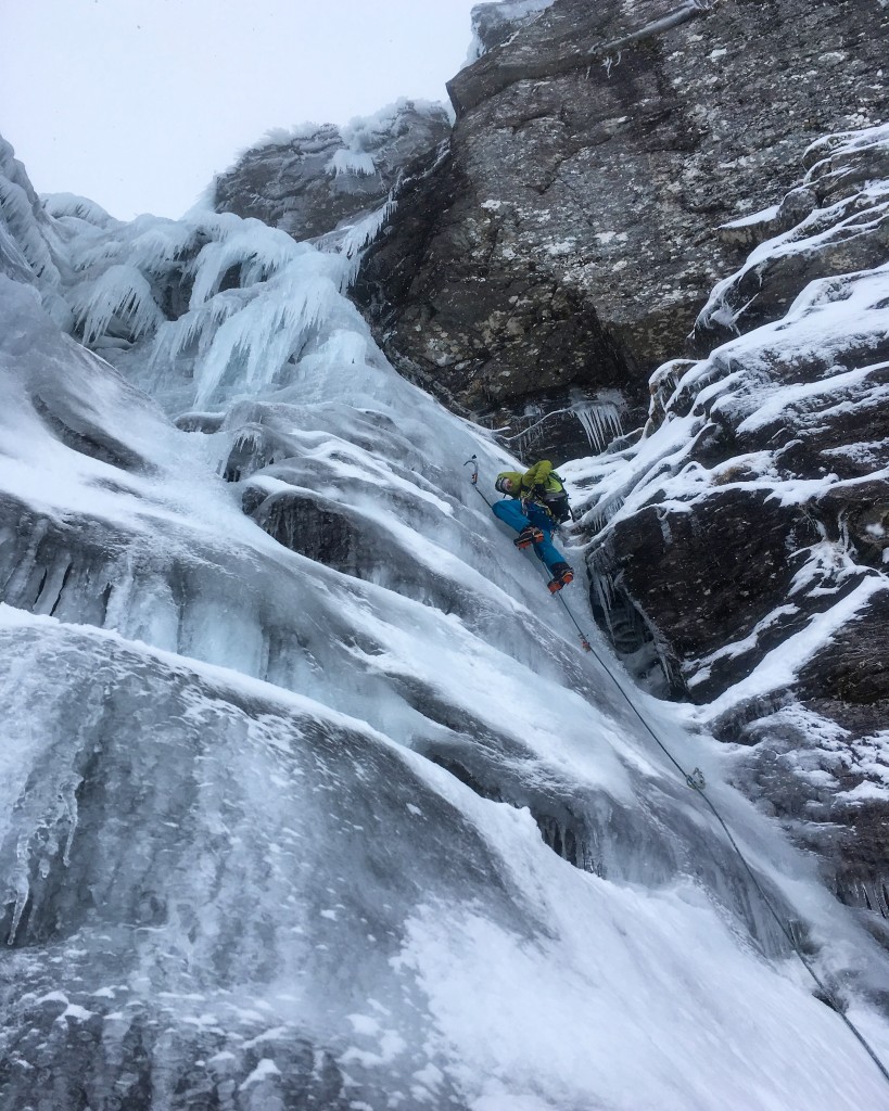 Alex on the classic Quartzvein Scoop on Beinn Udlaidh