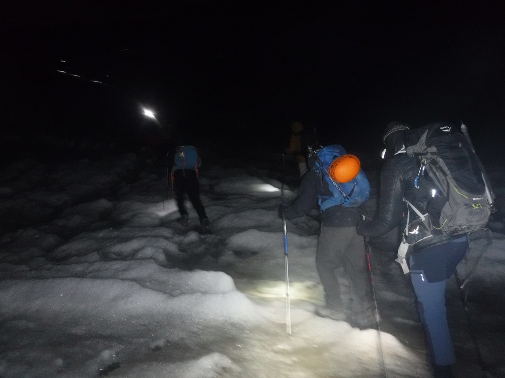 On the glacier on Stok Kangri