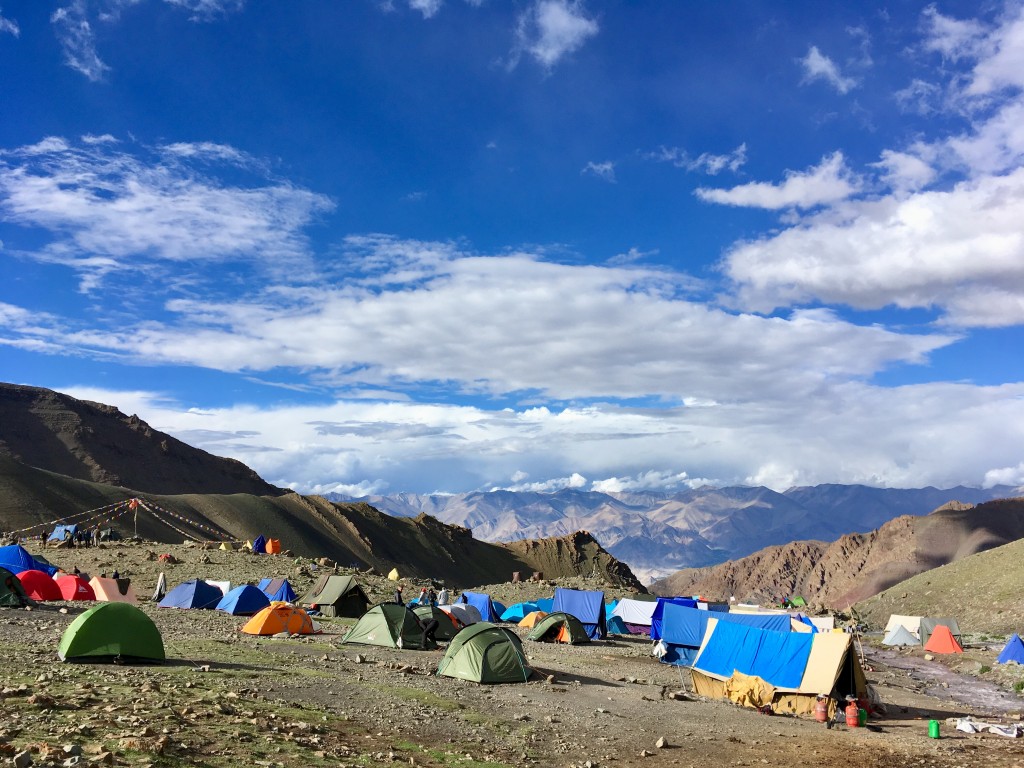 Stok Kangri base camp and some rare sunshine