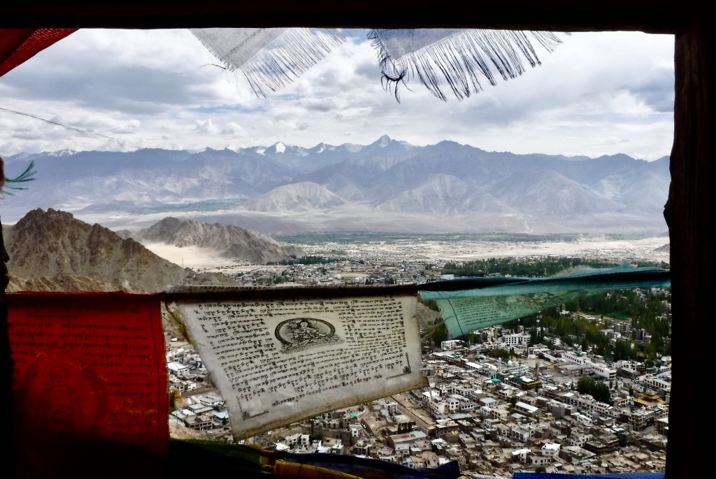 Looking down on to Leh old town from the Palace...
