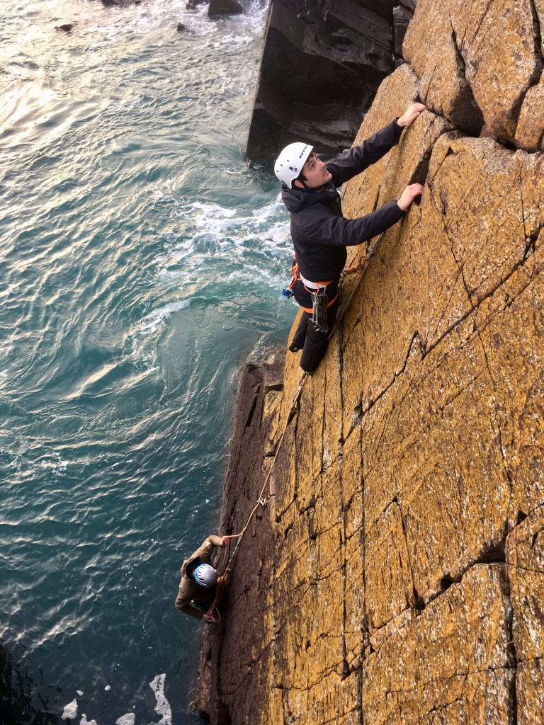 Learn to lead climb course in Pembrokeshire 