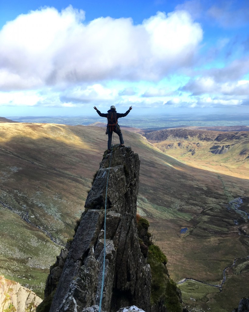 The classic Amphitheater Buttress route shot...