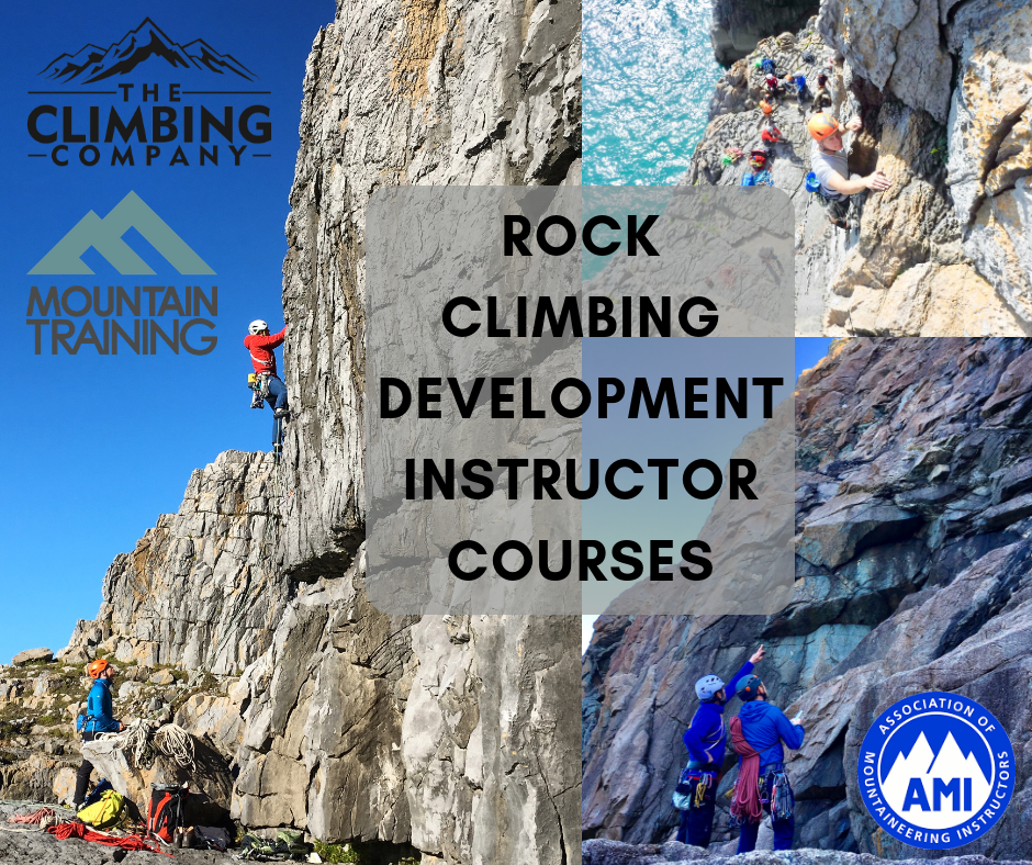 Rock Climbing Development Instructor courses in Wales - RCDI