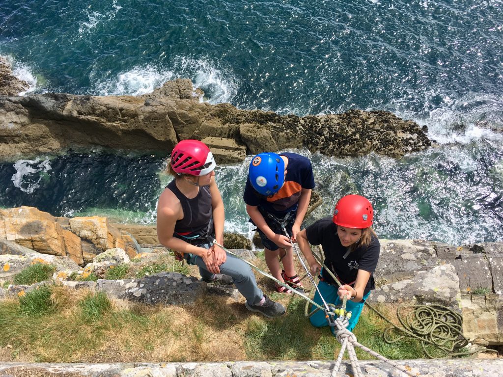 BMC Pembrokeshire Climbing Festival youth climbing day